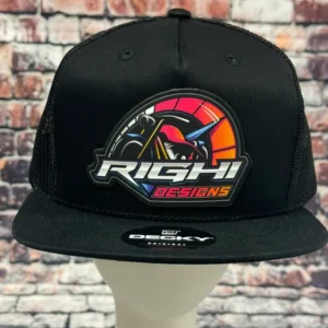 Righi Designs Snapback Trucker Hat (Black)
